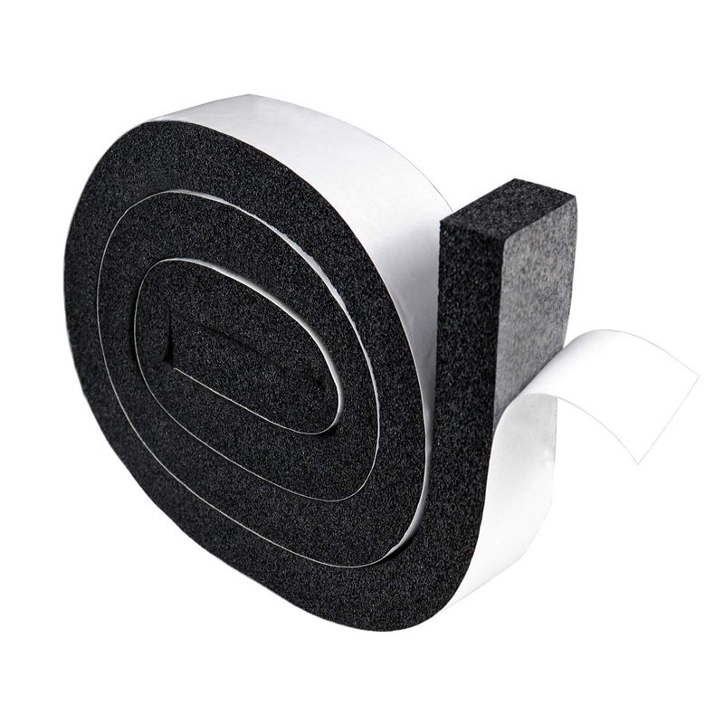 Forestchill Window Air Conditioner Foam Seal Tape with Strong Adhesive, 2 Inch Wide X 1 Inch Thick, High Resilience AC Insulating Foams Weather Strip, 6.5 Feet x 1 Roll - Image 1